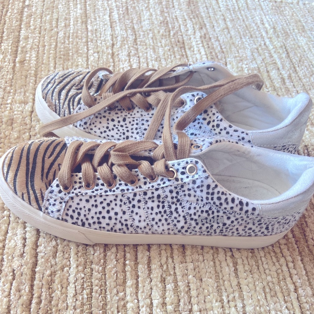 Leopard gola sneakers sz 9
